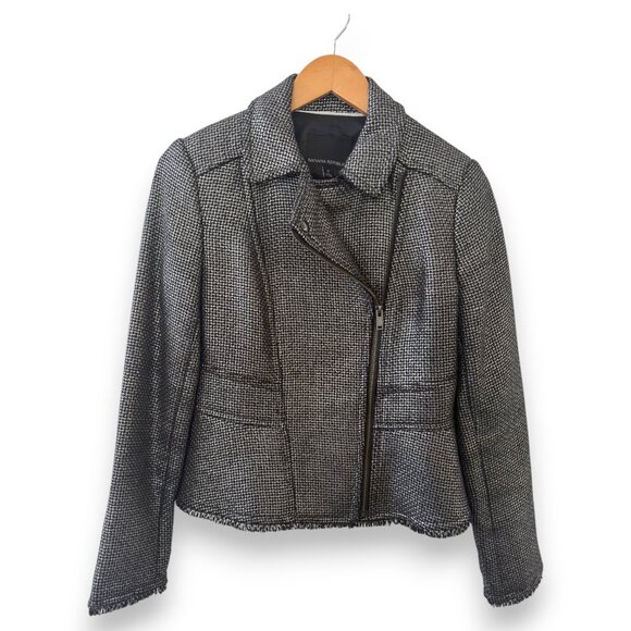 Banana Banana Republic Metallic Gray Jacket - Picture 2 of 5